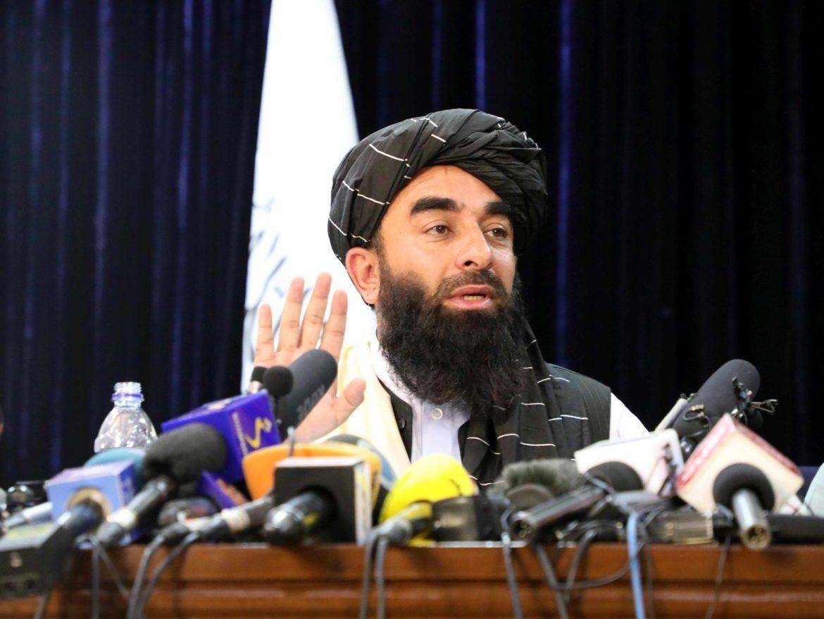 Taliban-spokesperson-Zabihullah-Mujahid-holds-press-conference